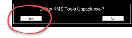 Завершение распаковки KMS Tools