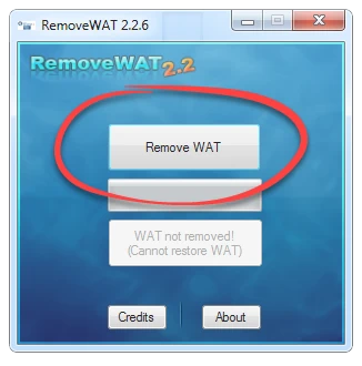 Начало работы с RemoveWAT