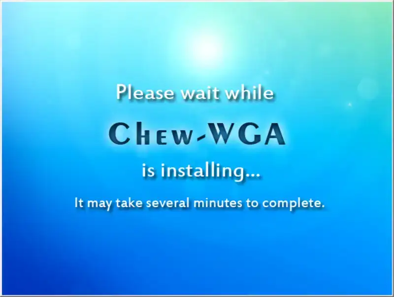 Активация Windows 7 при помощи Chew WG