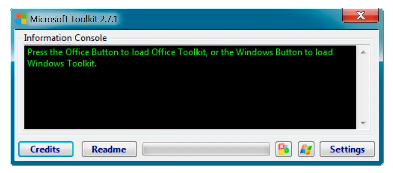 Пользовательский интерфейс Microsoft Toolkit Windows 7